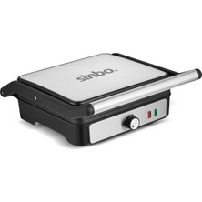 SSM-2590 Inox Izgara ve Tost Makinesi, 2000 W, 180° Açılabilir Gövde, Alüminyum Plaka, 6 Dilim