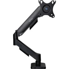 Tr Tek Kollu Monitör Kolu, 17-32, 2-9 Kg, Vesa 75X75/100X100 Uyumlu, Mekanik Yaylı, Tam Hareketli