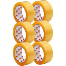 45 mm x 100 Metre Hotmelt Koli Bandı (1. Kalite) Şeffaf Renkli, Güçlü Yapışkan, Kağıda Kar