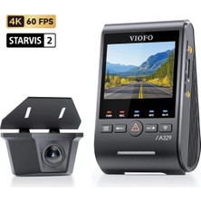 Tr A329SW 2 Kameralı Ön+Arka Su Geçirmez 4K 60FPS+2K Sony Starvıs 2 Sensör Gps'li Araç Kameras�