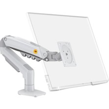 Tr North Bayou Nb F80-XE Beyaz Tek Kollu Monitör Tutucu 17-30