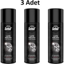 Tr Lastik Parlatıcı Sprey, 500 Ml, 3 Adet, Siyah