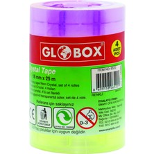 Globox Renkli Bant 4 x 25 M