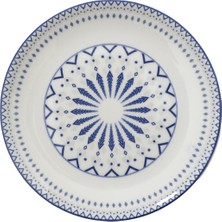 Güral Porselen Digibone Serisi Etknik Pasta Tabağı 19 cm 4 Adet