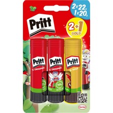 Pritt Stick Yapıştırıcı 2X22 G + 20 G (Gold) 4 Adet