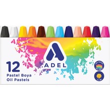 Adel Bls Pastel Boya 12'li 4 Adet