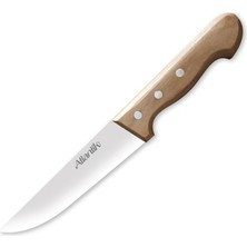 Pratik Ahşap Ceviz Saplı Et Bıçağı No:1 14 cm
