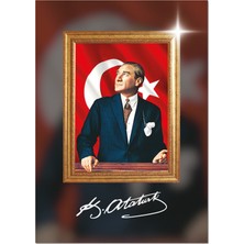 Mynote Atatürk Baskılı Defter Pp Spiralli A4 80 Yaprak Kareli 3 Adet