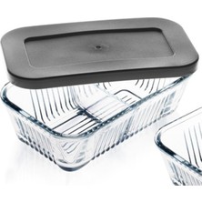 Sigma Glass Studio Frigo Saklama Kabı Bölmeli 475 cc