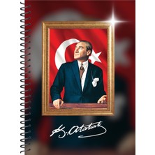 Mynote Atatürk Baskılı A4 100 Yaprak Kareli Defter 3 Adet