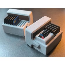 Sd ve Microsd Hafıza Kartı Saklama Kutusu - Çok Bölmeli Taşınabilir Kart Düzenleyici Organizer