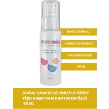Doğal Bebek Pişik Kremi, 60 Ml, Kantaron Özlü, Onarıcı ve Önleyici