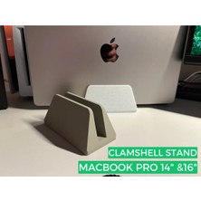 MacBook Pro 14 ve 16 Inç Uyumlu Dikey Laptop Standı - Masaüstü Organizer Clamshell Tutucu