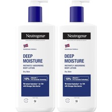 Deep Moisture Parfümlü Vücut Losyonu (400 Ml) (2 Paketi)