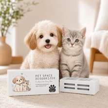 Pet Space Deodorizer Doğal Aktif Karbon Koku Giderici 75 G, Kedi Kumu, Evcil Hayvan Yatağı, Kafes