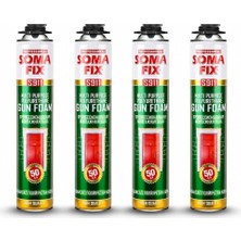 Tr Somafix 4 Adet Somafıx S911 Poliüretan Köpük 750 ml 845 gr