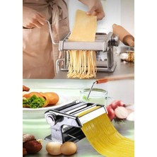 Tr Erişte Makarna Yapma Kesme Makinesi Hamur Lazanya Spagetti Makinesi 150 mm