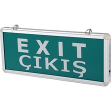 Üç Saat Akülü Exit Ledli Acil Çıkış Armatürü CT-9175 8683105170259
