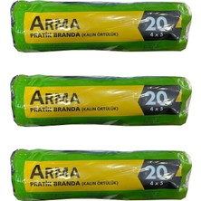 Tr Arma Naylon Tadilat Boya Koruyucu Örtü Poşet Kalın Pratik Branda - 4x5 Metre - 20 M2-3 Paket