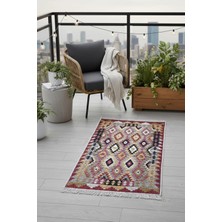 Otantik Tarz Dokuma Hafif, Şık ve Günlük Kullanıma Uygun Makineden Yıkanabilir Kilim