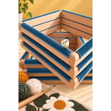 Punchistanbyuyc 70x25 cm Kombinasyon Özellikli Ahşap Kasnak Tüm Nakışlara Uygun Kılıf Hediye