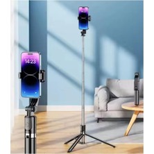 Tr 170CM Tripod ve Selfie Çubuğu Bluetooth Uzaktan Kumandalı Yüksekliği Ayarlanabilir K9
