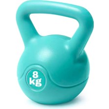 Tr 8 kg Çaydanlık Tipi Dambıl Kettlebell Ağırlık Turkuaz, 8kgkttlbll