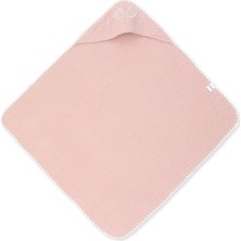 Tr Kapüşonlu Müslin Bebek Havlusu, Pembe