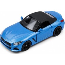 Tr Kinsmart 1:34 Bmw Z4 Çek Bırak Metal Model Araba, Açılabilir Kapılı Spor Araç KT5419D, Mav