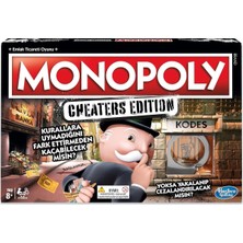 Hasbro Gaming Monopoly Cheaters Edition Kutu Oyunu, 8 Yaş ve Üstü, 2-6 Oyuncu