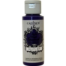 344 Koyu Mor Enamel, Cam ve Porselen Boyası, 59ML