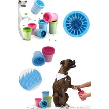 Tr Silikon Jel Fırçalı Kedi Köpek Pati Ayak Yıkama Kovası (Küçük)