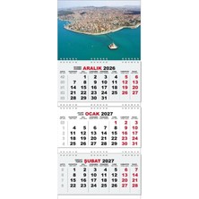 Tr 2027 Gemici Duvar Takvimi - Üsküdar