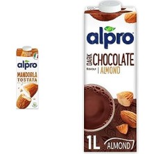 Tr Badem Bitki Bazlı Içecek 1 L ve Alpro Badem Bitter Çikolata Içeceği 1l