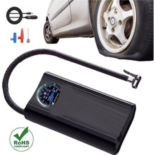 Tr H-9293 Akıllı Dijital Hava Kompresörü, 4000MAH, 150PSI, Şarjlı, Araç Lastik Top Şişirme