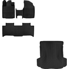 Togg T10F 2025 Sonrası Uyumlu 3D Havuzlu Paspas + 3D Bagaj Havuzu Set