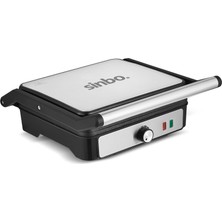 SSM-2590 Inox Izgara ve Tost Makinesi, 2000 W, 180° Açılabilir Gövde, Alüminyum Plaka, 6 Dilim