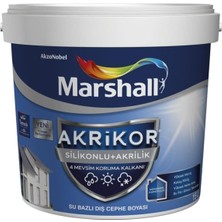 Akrikor Silikonlu Akrilik Dış Cephe Boyası 2.5 Lt Beyaz - 3.5kg,beyaz