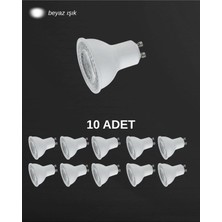 Tr CT-4215 LED Ampul 8W GU10 Duy Beyaz Işık - 10'lu Paket, LBPKT-10-CT4215BYZ