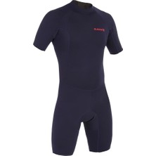 Olaian 100 Erkek 1,5 mm Neopren Kısa Sörf Dalış Giysisi - Lacivert (2xl)