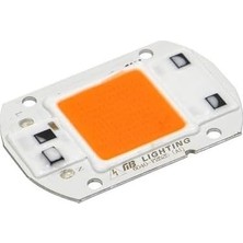 Tr LED Uyumlu 5 Adet 100W 220V Ac Full Spectium Bitki Büyütme Çipi