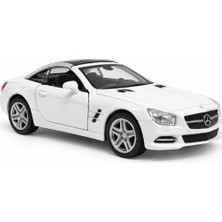Tr 43662 Mercedes-Benz Sl 500 Beyaz 1:36 Die-Cast Çek-Bırak Metal Model Araba