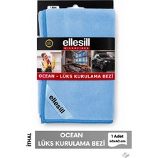 Ellesill Ocean Lüks Mavi Kurulama Bezi 40X40 cm - (1 Adet)