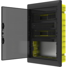 Sigorta Kutusu 30 Sigortalı + Zayıf Akım Bölmeli Sıva Altı Sigorta Kutusu IP40 39 x 53.5 x 10.