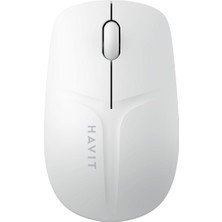 MS48GT Kablosuz Sessiz Mouse - 1600 Dpı, Hafif Tasarım (Beyaz)