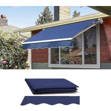 Bu Veranda Tente Kumaş Değiştirme | 6,5X5FT/200X150 cm | %100 Polyester Gölgelik Örtüsü, Gün