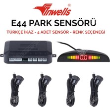 Park Sensoru E44 4 Sensorlu Beyaz Turkce Konusan