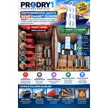 Prodry 1 Konteyner Nem Alıcı Aktif Kil – Askılı Rutubet Giderici, Nem Tutucu, Yoğuşma ve Kor