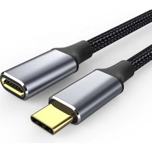 GA86 Type-C Uzatma Kablosu Asla Kopmaz Örgü Kablo Mac-Book I-Pad Air 4 Telefon Bilgisayar Alüminy