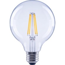 Tr LED G95 Glob Fılament 6.5W 2700K 710LM E27 Duy Sarı Işık Ampul Dim Edilebilir